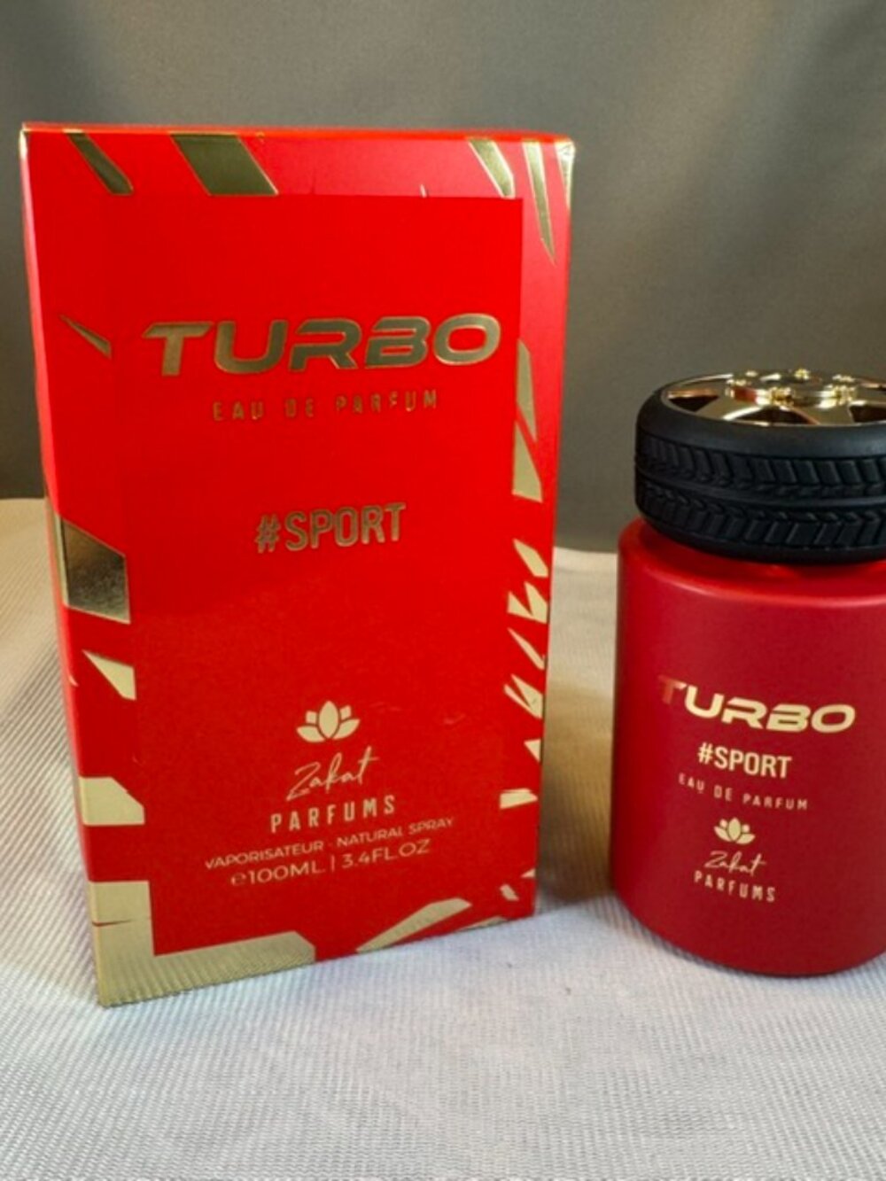 Zakat Parfums Turbo Sport Men's Eau De Parfum 3.4oz New Open Box $60